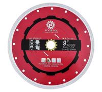 Disque de coupe diamanté de 230 mm pour carrelage, marbre et granit, avec un alésage de 25,4 mm