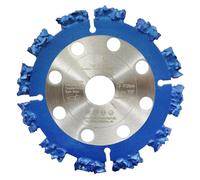Disque de coupe en carbure de tungstène de 125 mm pour le bois, les racines, le caoutchouc, le plastique, avec un alésage de 22,23/15,875 mm