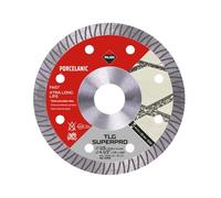 Disque de coupe et de meulage diamanté TLG 125 EXT SUPERPRO pour porcelaine - RUBI - 41901