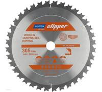 Disque de coupe Norton Clipper pour bois / matériaux composites 305 x 30 mm, 36 dents