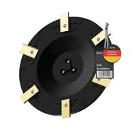 Disque de coupe optimisé pour robot tondeuse beos® Premium, pour 6 lames - Compatible avec Eufy E15 et E18 | TerraMow V600 | V1000 | S800 | S1200 - Fabriqué en Allemagne