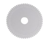 Disque de coupe ultra-fin 10 mm avec dents, disque argenté for meuleuses d'angle et outils rotatifs, for jade, carrelage, verre