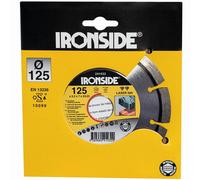 Ironside 241-032/304320 Disque abrasif diamanté 125mm 2,2/6mm Laser 500, segmenté, gris