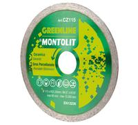 DISQUE DE DIAMANT POUR GRÈS VITRIFIÉ ET CÉRAMIQUE COMPACTE MONTOLIT CERMONT CZ