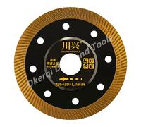 Disque de lame de scie diamant Turbo 105/110/115/125mm, pour carrelage dur, céramique, maçonnerie, disques de coupe en marbre 115mm-10 PCS