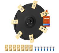 Disque de lame tondeuse robot - Pour Mammotion Luba Mini AWD 800 et 1500 - 7 lames en titane - Polyamide PA6 - Fibre de verre - Kit de remplacement