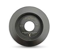 disque de meulage diamanté pour bords, Meule diamantée brasée sous vide 75 mm (3"), alésage à bord demi-rond, grain 7/8", 60 tailles disponibles