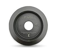 disque de meulage diamanté pour bords, Meule diamantée brasée sous vide 75 mm (3"), alésage à bord demi-rond, grain 7/8", 60 tailles disponibles