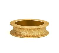 disque de meulage diamanté pour bords, Meule diamantée brasée sous vide, demi-rond, alésage 75 mm x 20, grain 60-80, plusieurs tailles disponibles
