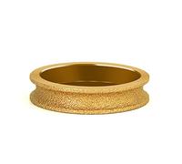 disque de meulage diamanté pour bords, Meule diamantée brasée sous vide, demi-rond, alésage 75 mm x 20, grain 60-80, plusieurs tailles disponibles
