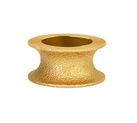 disque de meulage diamanté pour bords, Meule diamantée brasée sous vide, demi-rond, alésage 75 mm x 20, grain 60-80, plusieurs tailles disponibles