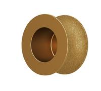 Disque de meulage diamanté rond brasé sous vide, diamètre d'alésage 10-50 mm, 75 mm(40mm)