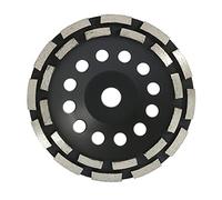 Disque De Poncage Beton,Disque Poncage Beton 180/125/115mm Disque de meulage de Diamant Abrasives Béton Tool Tool Roue de meulage Métal Meules Meules Meules Tasse Lame (Size : 180mm Double Row)