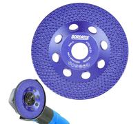 Disque de ponçage diamanté de 125 mm pour béton, pierre, peinture, couleur de façade, disque diamanté avec un anneau en grains de diamant