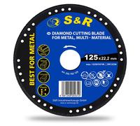 Disque de ponçage diamanté Multi-Cut 125 mm – Pour le métal, l'acier, la pierre, les plastiques et le bois