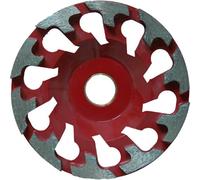 Disque de ponçage diamanté pour RenoFix RG 130 ou RGP130 (130 mm, rouge, abrasif)