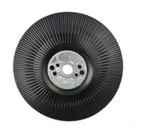 Disque de ponçage pour meuleuses d'angle, support de disque en fibre de résine avec nervures de refroidissement, accessoire de polissage pour meuleuse de 11,4 à 17,8 cm, compatible avec filetage M14