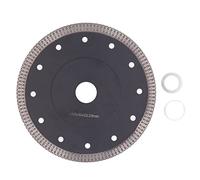 Disque de scie diamant circulaire à bride en maille, disque de coupe pour meuleuse d’angle destiné aux carreaux de marbre, lame abrasive diamantée avec plaque en acier au manganèse (150 mm)