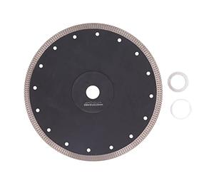Disque de scie diamant circulaire à bride en maille, disque de coupe pour meuleuse d’angle destiné aux carreaux de marbre, lame abrasive diamantée avec plaque en acier au manganèse (230 mm)