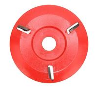 Disque de Sculpture sur Bois 3 Dents Rouge incurvé meuleuse d'angle en Acier allié de Haute qualité Disque de Sculpture Triangulaire pour Le Travail du Bois Sculpture sur Bois