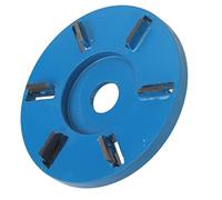 Disque de Sculpture sur Bois 6 Dents Acier Tungst¨¨ne Pour Meuleuse Angle Tron?onnage Polissage Menuiserie Plateau Th¨¦ Meuble DIY (Lame Plate)