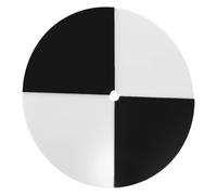 Disque de Test de Clarté de L'eau en Plastique 20cm pour Lac et Piscine | Finition Mate Antireflet, Grille Noir et Blanc Double Face, Lecture à Fort Contraste, Usage Terrain