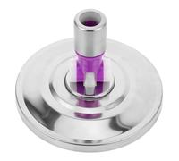 Disque de Tête de Balai Rotatif pour Laver le Sol, Acier Inoxydable | Base Argenté en Plastique et Acier Inoxydable, Entretien Facile, Pièce Remplaçable, pour Carrelage et Stratifié