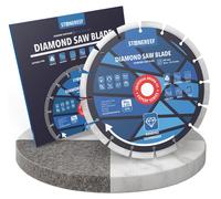 Disque de tronçonnage diamanté 230 mm pour béton, granit, pierre, brique, meuleuse d'angle