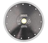 Disque de tronçonnage diamanté 230 mm, type "X Mesh Turbo", pour découper carrelage, marbre, céramique et granit