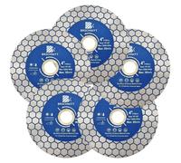 Disque de tronçonnage diamanté de 105 mm, double face, pour découper et poncer, lot de 5 pièces