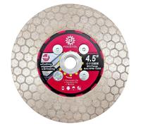 Disque de tronçonnage diamanté de 115 mm pour carrelage, marbre et granit, avec bride M14