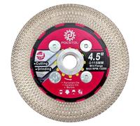 Disque de tronçonnage diamanté de 115 mm pour carrelage, marbre et granit - Coupe et ponçage avec bride M14