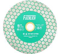 Disque de tronçonnage diamanté de 125 mm pour découper et meuler des carreaux, du marbre et du granit
