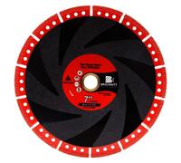 Disque de tronçonnage diamanté de 180 mm pour béton, acier, métal, pierre et carrelage