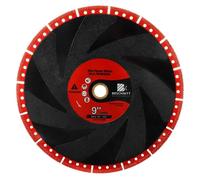 Disque de tronçonnage diamanté de 230 mm pour béton, acier, métal, pierre, plaques de plâtre, bois