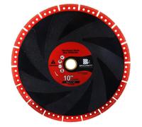 Disque de tronçonnage diamanté de 250 mm pour béton, acier, métal, pierre et maçonnerie