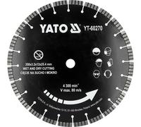 Disque de tronçonnage diamanté de 350 x 25,4 mm pour béton, granit et briques