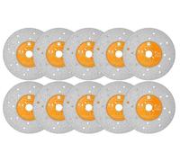 Disque de tronçonnage diamanté de 75 mm pour pierre, carrelage, verre, granit (lot de 10)