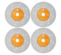 Disque de tronçonnage diamanté de 75 mm pour pierre, carrelage, verre, granit (lot de 4)