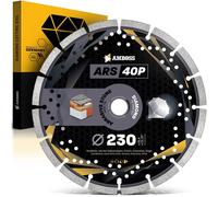 Disque de tronçonnage diamanté, diamètre 230 mm, alésage 22,2/25,4 mm, pour matériaux abrasifs