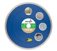 Disque de tronçonnage diamanté Marcrist pour céramique fine, modèle FZ850, diamètre 115 mm, épaisseur 22,23 mm