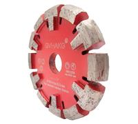 Disque de tronçonnage diamanté Tuck Point de 120 mm pour béton, largeur de 15 mm, alésage de 22,23 mm, segmenté en forme de T, qualité supérieure