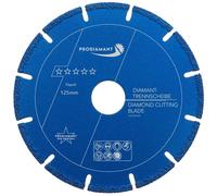 Disque de tronçonnage diamanté universel de 125 mm x 22,2 mm, modèle Multicut, pour découper tous les matériaux de construction