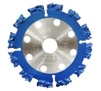 Disque de tronçonnage pour scie multi-lames, 125 mm, disque de coupe en carbure de tungstène 22,23/15,875 mm, pour bois, racines, branches, caoutchouc dur, plastique