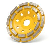 Disque d'ébauche béton professionnel 125 mm - Meule de coupe diamant 125 haute puissance pour ébaucher, rectifier ou lisser le ciment, la pierre naturelle, le mortier et les chapes - Idéal pour