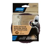 Norton Disque décapant Decap Express – 115 mm – Bois et peinture