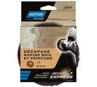 Disque décapant express NORTON, 115 mm, bois et vernis G