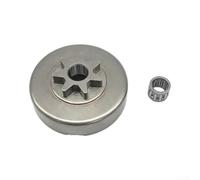 Disque d'embrayage passif A556001610 pour tronçonneuses Cs-590 Cs-591 Cs-600p Cs-620p 600sx en métal gris argenté Pièce de rechange facile à installer (composant intégré)