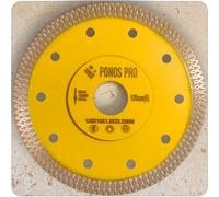 Disque Diamant Ø 125 mm Extra fin 1,2 mm pour Carrelage I Lame diamantée à tronçonner : Céramique Pierre naturelle Grès Marbre I Pour Meuleuse Bosch Festool Dewalt Ryobi Black&Decker Einhell