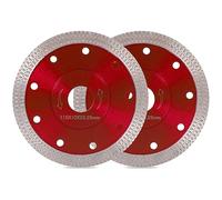 Disque Diamant 115mm Disque Meuleuse à usage humide et sec Disques à Tronçonner Diamantés pour couper la porcelaine Céramique Granit Marbre Carrelage